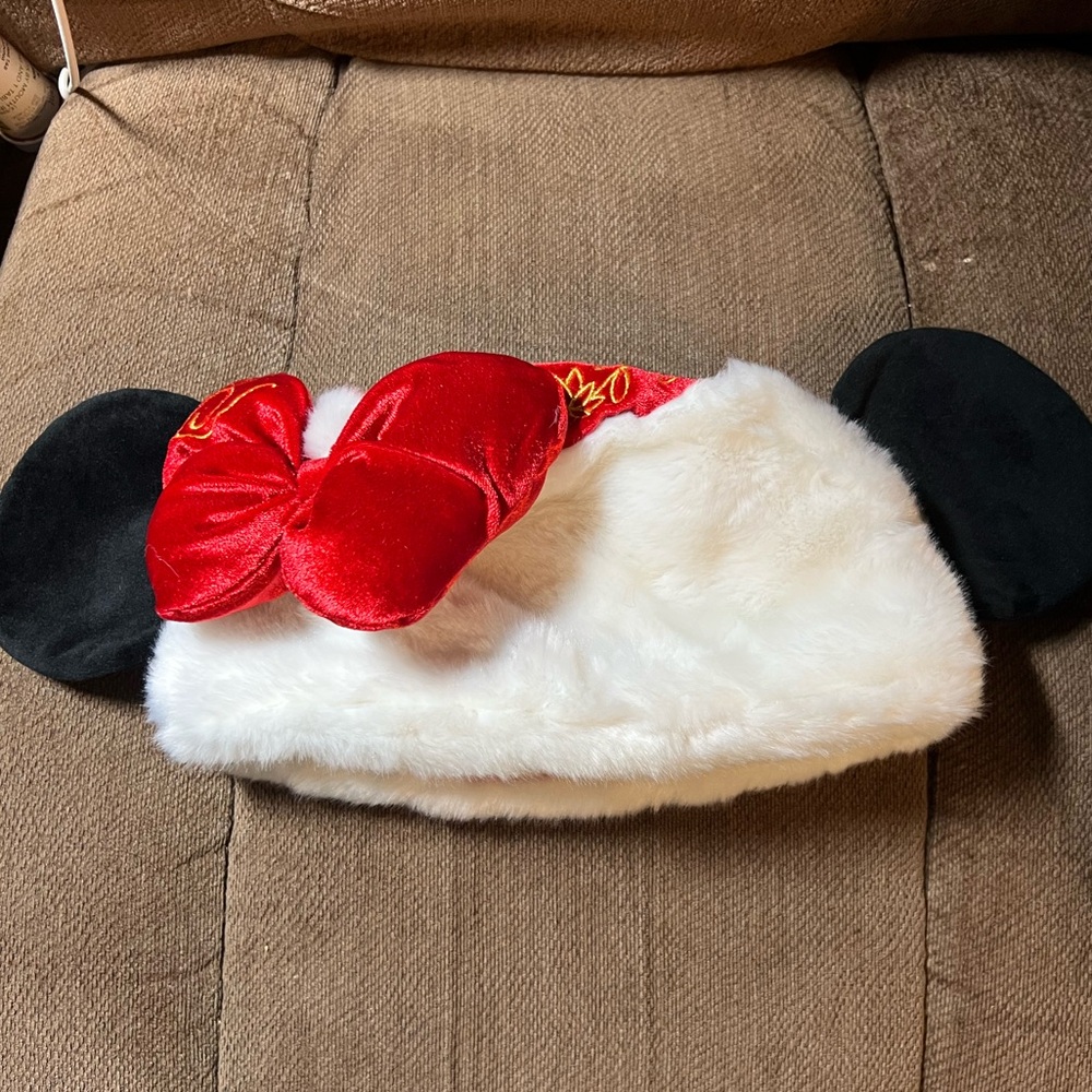 Minnie Mouse Christmas headband hat